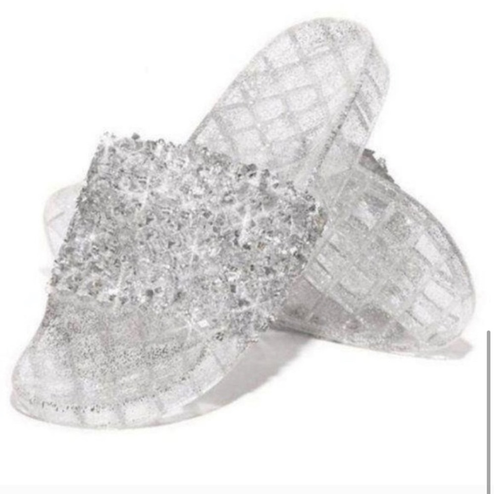 Sequin Glitter Jelly Slides